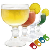 Chefcaptain verre schooner face avant montrant design cristal et contenance généreuse
