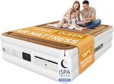 CHERIMOR face avant du matelas gonflé montrant emballage et design pratique