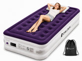 CHILLSUN matelas gonflable vue avant prêt à l'usage, confort surélevé