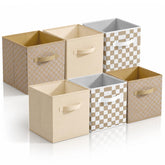 Chunful vue avant du cube de rangement damier pour organisation rapide