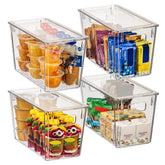 ClearSpace face avant du pack 4 bacs montrant rangement visible et gain d'espace