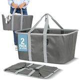 CleverMade panier pliable face avant montrant capacité et design pratique