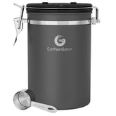 Coffee Gator vue avant du contenant montrant design et protection