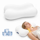 COMFYPIL oreiller face avant montrant sa forme ergonomique et soutien cervical