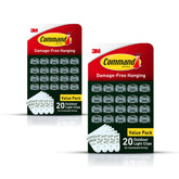 Command emballage avant montrant 40 clips transparents et 48 bandes résistantes