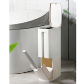 COMODID poubelle devant ivoire montrant design étroit et gain de place