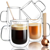COMOME tasse face avant montrant transparence et élégance, parfait pour présentation