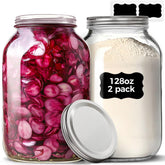 ComSaf bocal 128 oz face avant montrant capacité et transparence