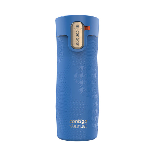 Contigo West Loop vue avant montrant le design Stellar Jay et la capacité pratique