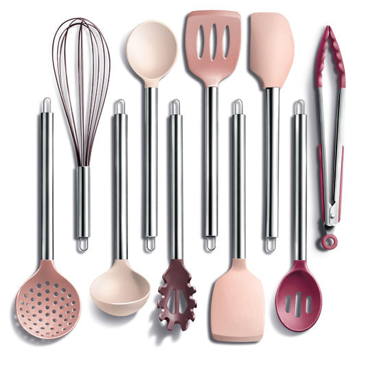 COOK WITH COLOR ensemble face avant montrant 10 pièces et organisation pratique