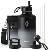 Coolflask vue avant montrant la capacité et la poignée utile