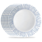 Corelle assiette face montrant motif côtier et finition résistante