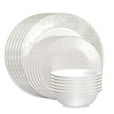 Corelle Knox ensemble 18 pièces présentant un service complet et élégant