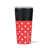 Corkcicle gobelet Minnie face avant rouge à pois, attrayant et isolant