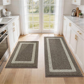 COSY HOMEER vue frontale du lot de deux tapis protège-sol pratique