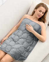 Cottonblue face avant du plaid montrant le tissu velours et confort apaisant