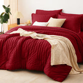CozyLux couette face entière montrant le drapé et confort