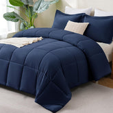 CozyLux couette queen vue de face montrant la finition propre et le bénéfice d’un lit soigné