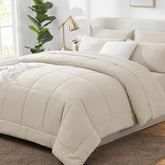 CozyLux couette vue devant montrant finition soignée pour confort visuel