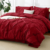 CozyLux emballage frontal dark red montrant ensemble 7 pièces et praticité