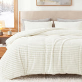 CozyLux parure face avant montrant style crème chaleureux