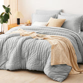 CozyLux parure recto visible sur lit, look élégant et prêt à l'emploi
