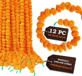 Craftsman SATVIK vue de face montrant guirlande orange pour accent festif