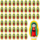 CroBlissful statuette Vierge de Guadalupe avant emballage, souvenir religieux durable