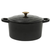 Crock-Pot cocotte avant noir élégante comme pièce centrale