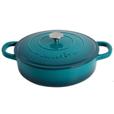 Crock-Pot Artisan face avant Teal Ombre, esthétique et performance pour servir