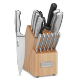 Cuisinart bloc de couteaux face avant montrant rangement organisé et accessibilité rapide