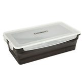 Cuisinart boîte marination face montrant grande capacité et rangement pratique
