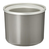 Cuisinart bol congélateur face montrant finition inox et gain de temps