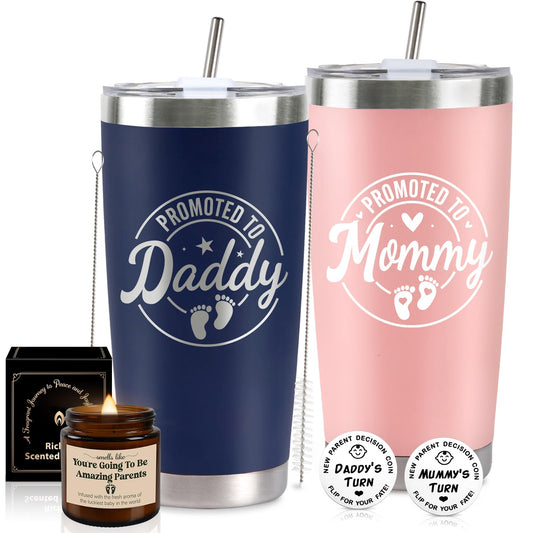 CUPLOOV coffret ensemble devant montrant gobelets et bougie, cadeau pratique