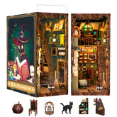 Cutefun face avant du book nook montrant la scène magique, apporte charme décoratif