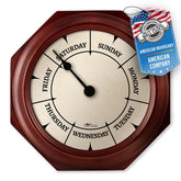DayClocks cadran face plein montrant clairement le jour pour une lecture immédiate