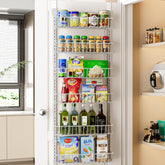 Delamu vue avant du organiseur blanc M montrant design compact et gain de place