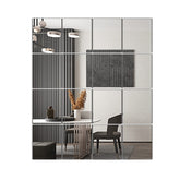 Delma miroir vue frontale montrant reflet net et qualité HD