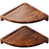 Demigo étagère d'angle face montrant design flottant et gain de place