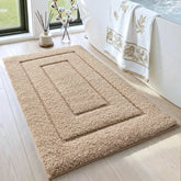 DEXI tapis de bain face avant beige montrant un design neutre et bénéfice sécurité