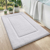 DEXI tapis de bain face avant blanc montrant confort et finition