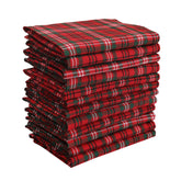 DG Collections serviette face avant motif carreaux rouge et vert, sublime la table