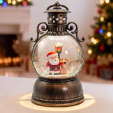 DGSCAK lanterne face montrant scène de Noël et ambiance chaleureuse