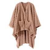 Dgsfmi poncho devant montrant couverture portable et confort