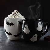 Didaey mug face avant montrant le motif fantôme et son charme décoratif