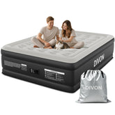 DIVON face avant du matelas dans son emballage montrant design et dimensions pratiques