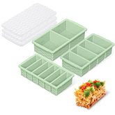 Doasuwish vue avant du bac congélation montrant le lot et les compartiments pratiques