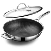 DOTCLAD wok face avant montrant finition inox et polyvalence