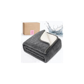 DOVIROS couverture face avant gris montrant protection imperméable et design confortable