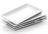 DOWAN plat rectangulaire face blanche élégant pour un service soigné